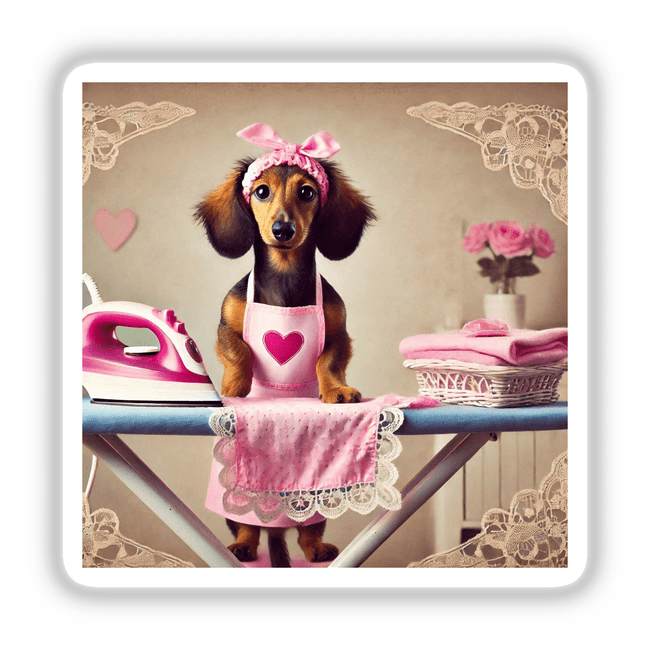 Dachshund Ironing