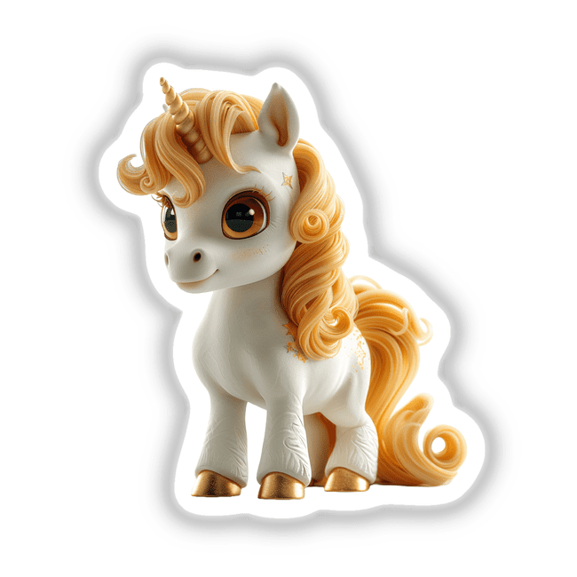 Gleam Unicorn Stickers or Digital Art at Decal Venue