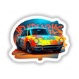 A Classic Graffiti Car sticker or digital artwork depicting a car adorned with vibrant, intricate graffiti designs. Ideal for enthusiasts of unique vinyl stickers and digital art.