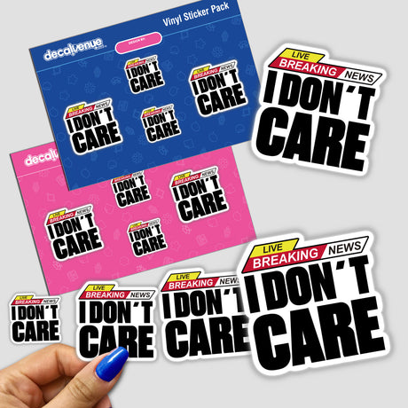 Breaking News I Dont Care Sarcastic Gift Idea