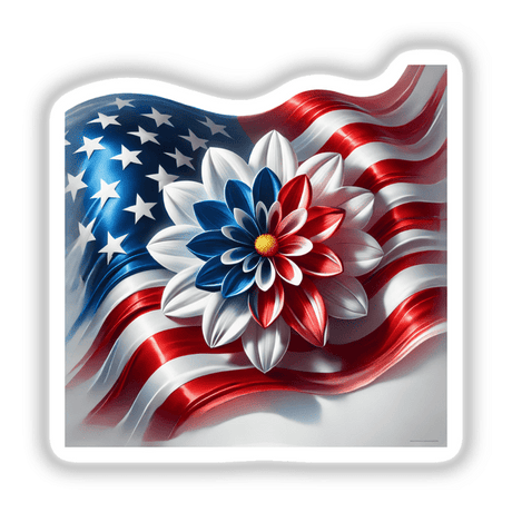 Patriotic Flower American Flag