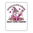 Gold Breast Cancer Series 8 sticker or digital artwork depicting a phone screen with a cartoon flower and text elements.