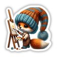 Fox Gnome Painting