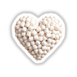 Marshmallow Heart: Heart-shaped marshmallows available as unique stickers or digital artwork, embodying Decal Venue's charm of distinctive design in food-themed visuals.