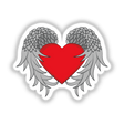 Retro Feather Heart