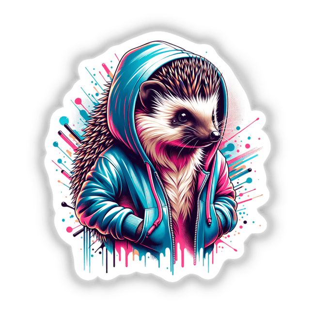 Hedgehog Hoodie Urban Vibes