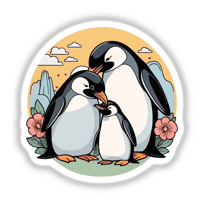 Penguin family