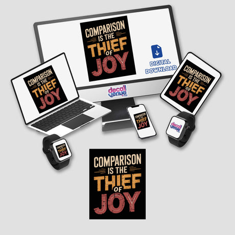 Comparison is the Thief of Joy – Motivational Teddy Roosevelt Quote Design