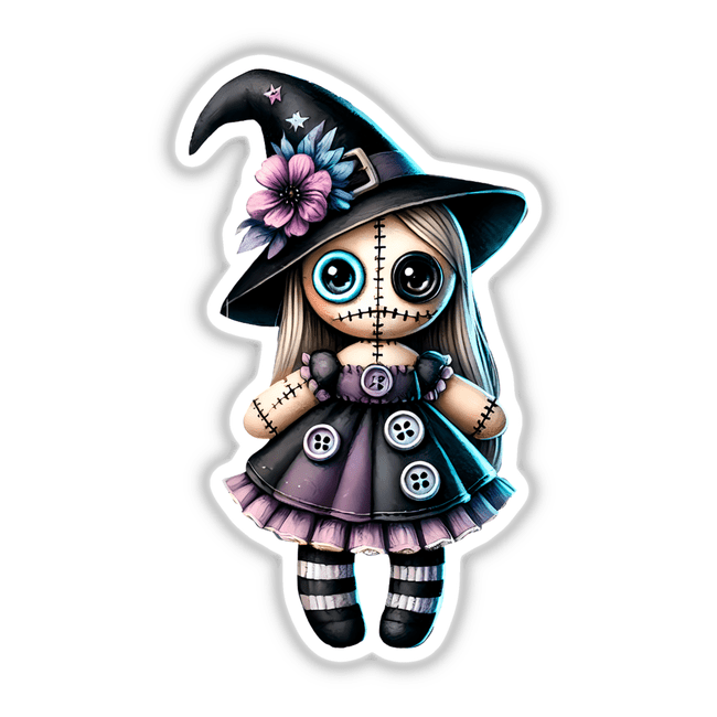 Voodoo Doll Sticker