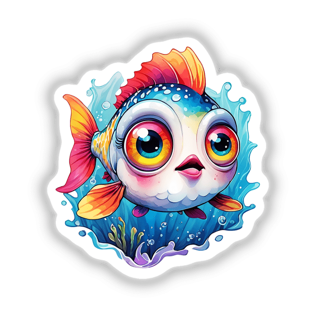 Chibi Googly-Eyed Fish – Decal Venue