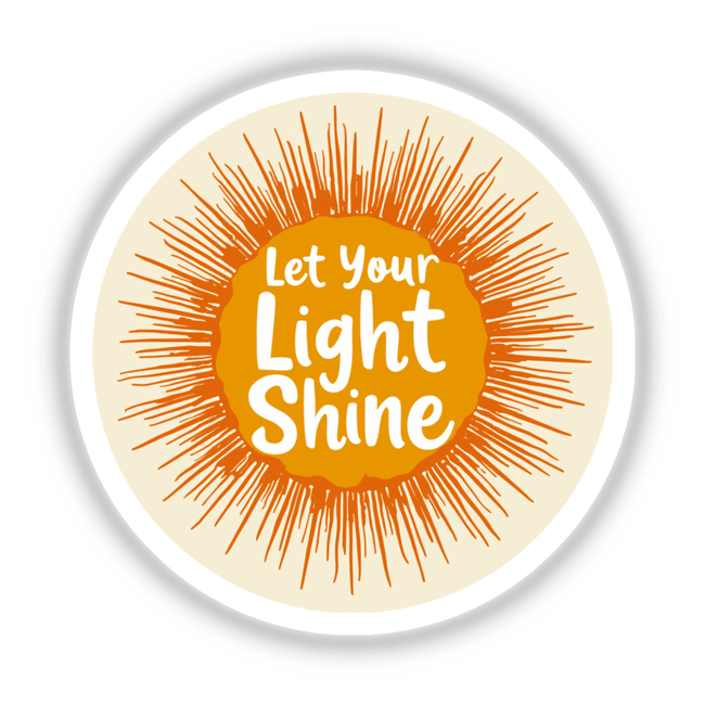 Let Your Light Shine Sticker by Decal Venue