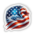 Patriotic Duck American Flag Stars Stripes