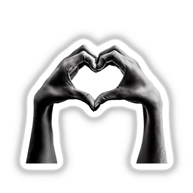 Stunning Heart Hands Sticker Pack | Decal Venue