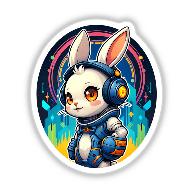 A Futuristic Cyborg Rabbit