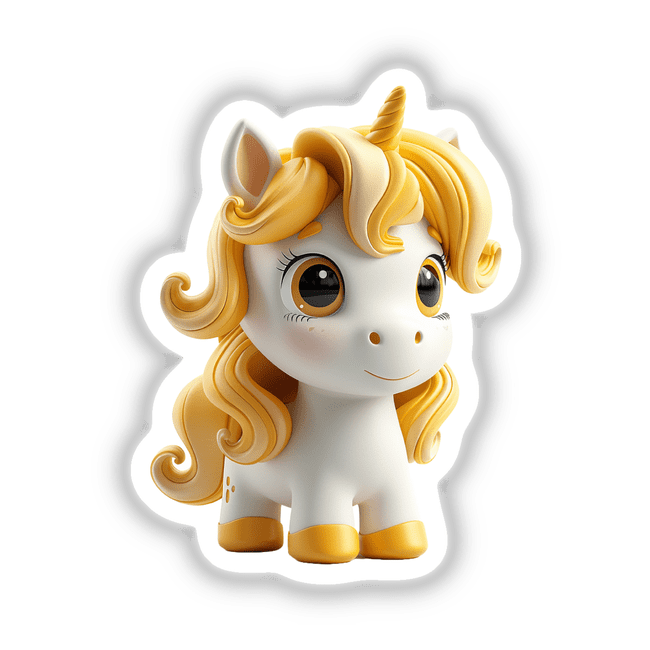 Gleam Unicorn Stickers and Digital Art - Decal Venue