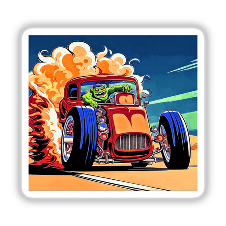 Blazing Fury: The Monster Driver's Hot Rod Inferno!