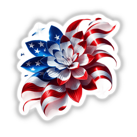 4th of July Flower Patriotic