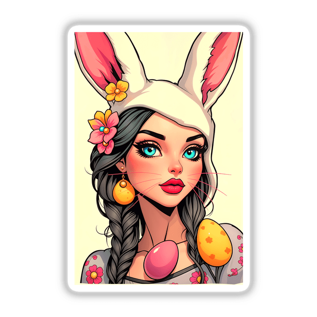 A Cute Easter Bunny Girl