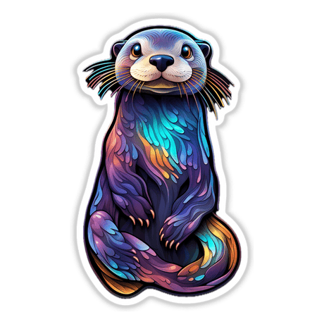 Cute Colorful Otter