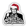 Man wearing a Santa hat giving a thumbs up, featured in Trump in Santa Hat, I'll be Home for Christmas MAGA V, available as stickers or digital artwork.