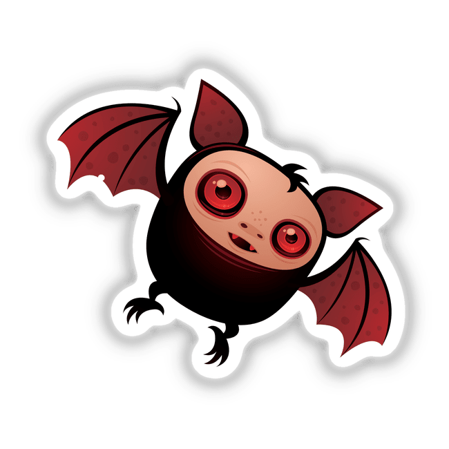 Red Eye the Vampire Bat Boy Stickers | Decal Venue