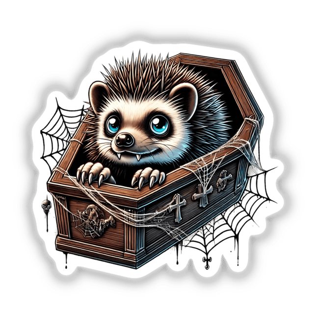 Creepy Cute Hedgehog Halloween Decals | Decal Venue