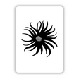 Abstract flower sketch: A detailed black and white drawing of a flower, available as digital artwork.