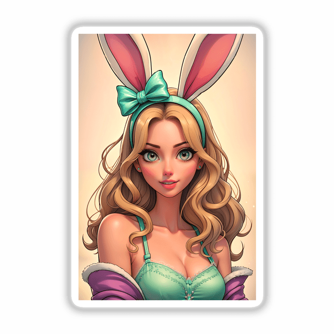 A Cute Easter Bunny Girl