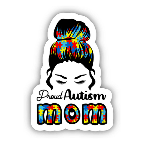 Proud Autism Mom Sticker