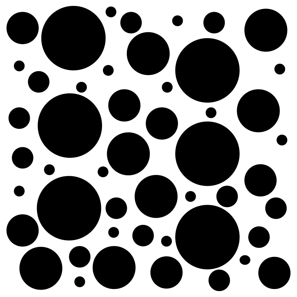 White and Black Polka Dots Permanent Vinyl / Printed Permanent Vinyl /