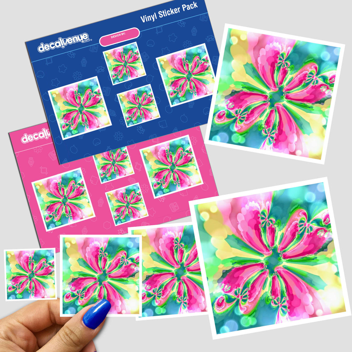 Live-ly Abstract Flower Design w/Highlights ~ 2.13.24.2