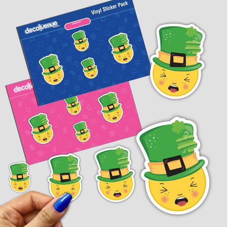 Cute St Patrick's Day Emoji Sticker