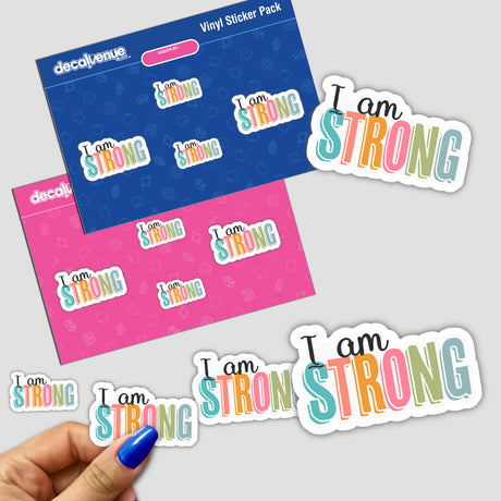 I am strong Sticker