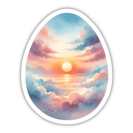 Sunset Easter Egg