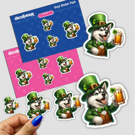 St Patricks Day Husky Cheers