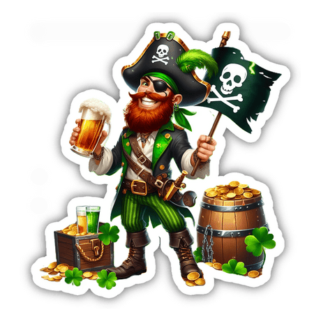 Happy Jolly St Patricks Pirate