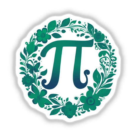 Green Floral Pi Day