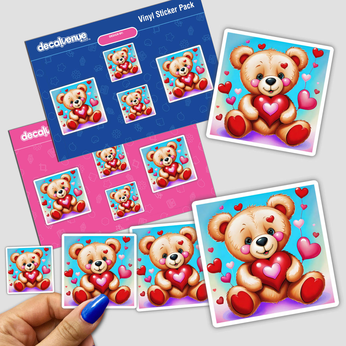 Teddy Bear Full of Hearts