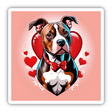 Bowtie and Hearts Pitbull