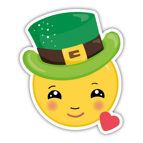 Cute St Partrick's Day Emoji Sticker