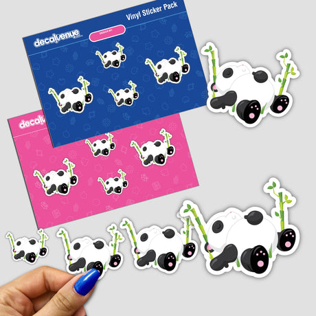 Cute Sleeping Panda Sticker