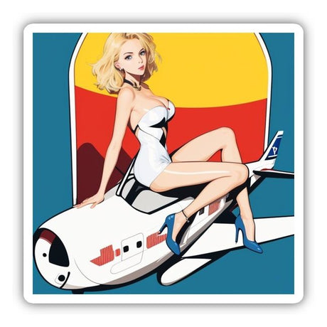 Monroe on a jet