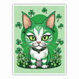 Green Cat St. Patrick's Day