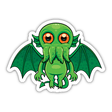 Cute Green Baby Cthulhu Monster