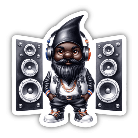 Hip Hop Gnome with Speakers