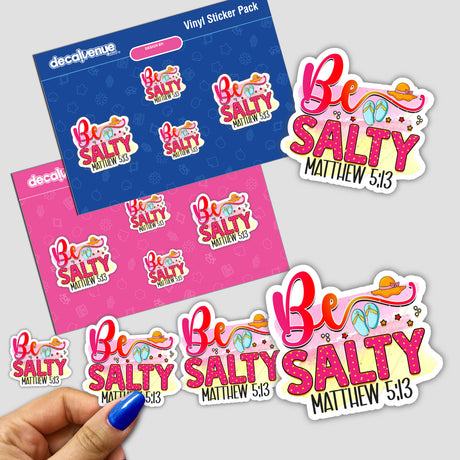 Be Salty Beach Sticker