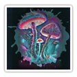 Psychedelic mushroom splat