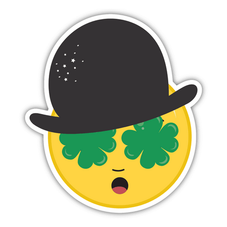 Cute St Patrick's Day Emoji Sticker