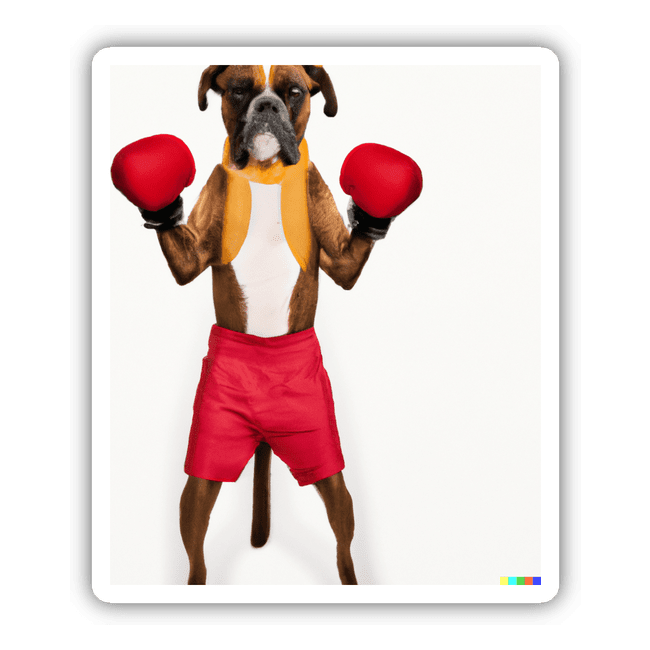 Boxing Boxer Dog