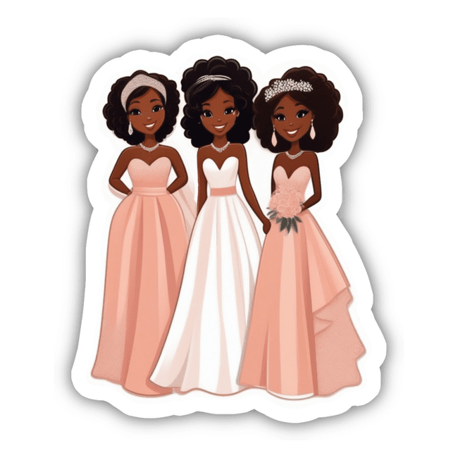 Bride and Bridesmaids